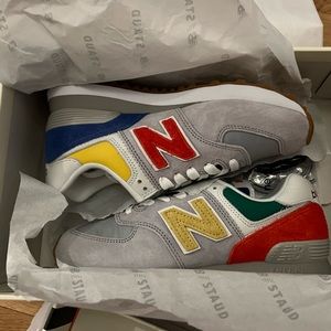 Brand new in box New Balance x Staud 574 sneakers never worn size 6 NWT NIB